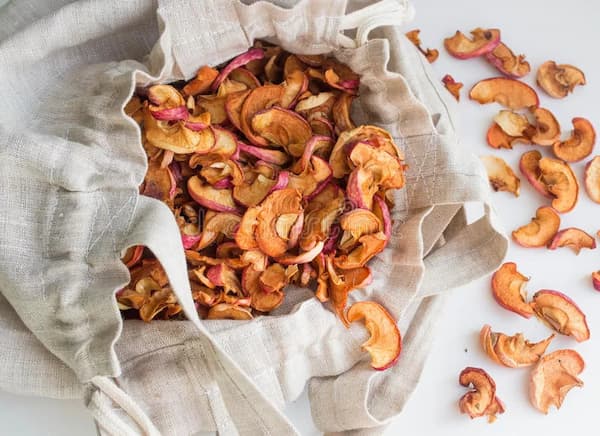 تصویر 4 از سیب خشک ارگانیک سرشار از فیبر و آنتی‌ اکسیدان